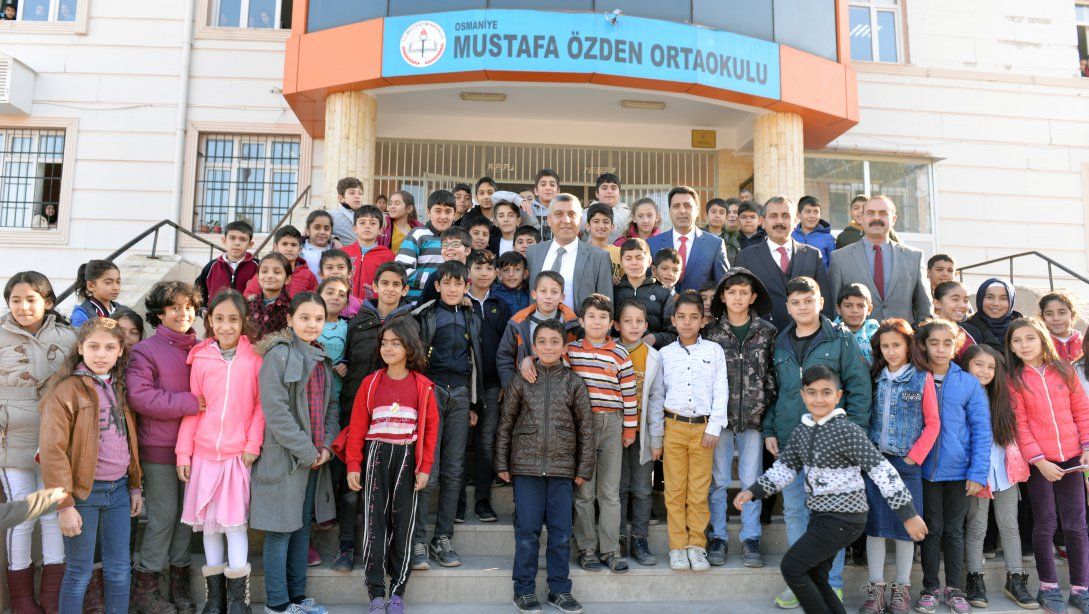 Müdürümüz Aydın ALBAK Mustafa Özden Ortaokulunu Ziyaret Etti
