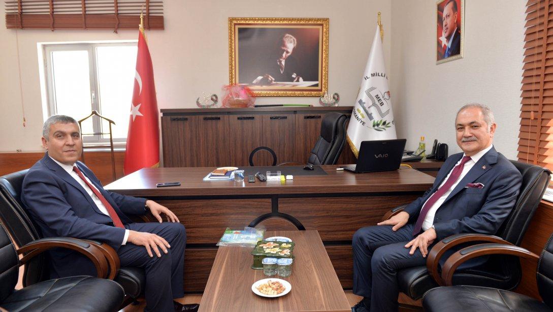 Osmaniye Belediye Başkanı Sayın Kadir KARA Bey, Müdürümüz Aydın ALBAKa Hayırlı Olsun Ziyaretinde Bulundu