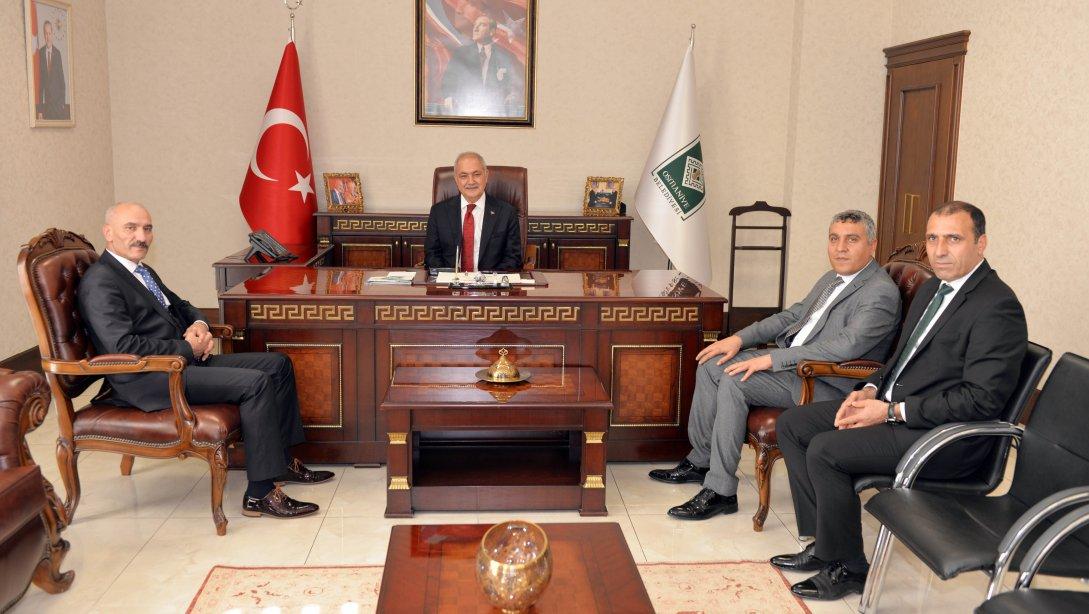 Müdürümüz Aydın ALBAK, Osmaniye Belediye Başkanına Hayırlı Olsun Ziyaretinde Bulundu