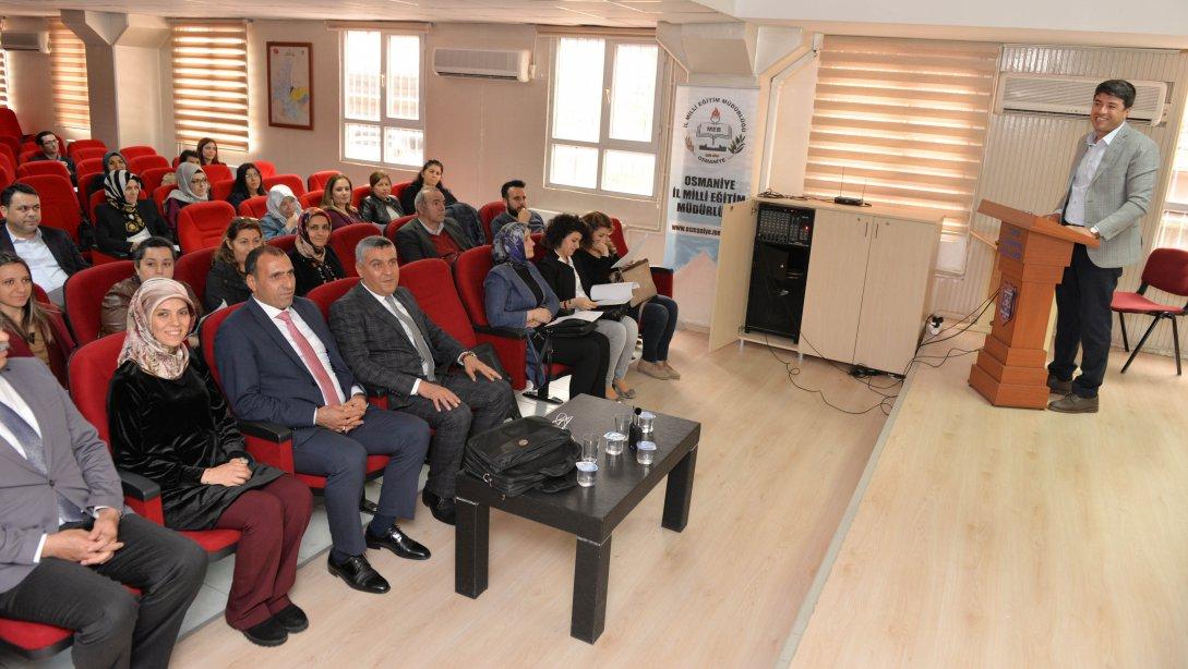 Osmaniye Öğretmen Akademisi Eğitimleri Öğretim Sürecini Planlama Eğitimi İle Devam Ediyor