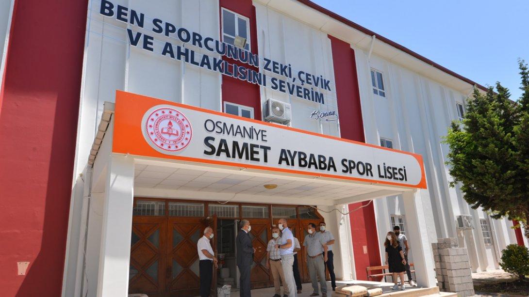 Samet Aybaba Spor Lisesi Eğitim Öğretime Hazırlanıyor.