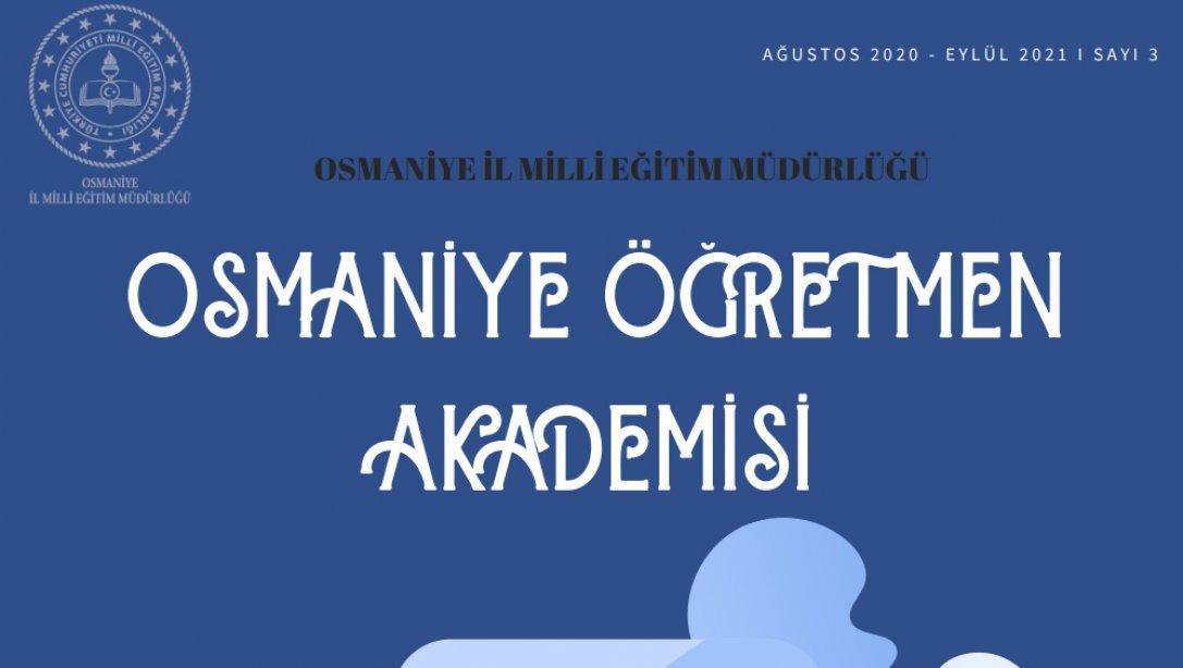 Osmaniye Öğretmen Akademisi e-Bülten Yayınları