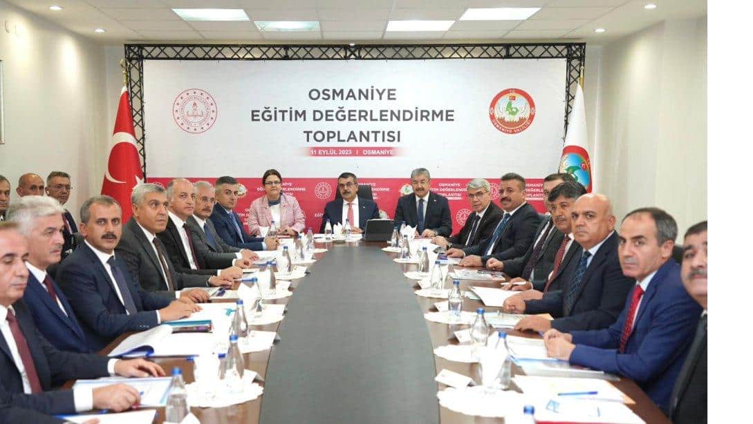Milli Eğitim Bakanımız Sayın Prof. Dr. Yusuf Tekin, Osmaniye Valiliğimizi Ziyaret Ederek Eğitim Değerlendirme Toplantısına Katıldı
