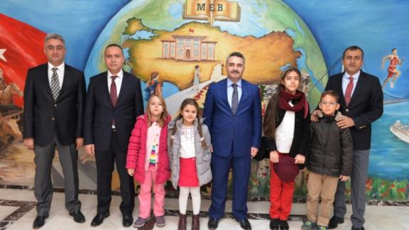 Osmaniye Bilim ve Sanat Merkezinin İlk Öğrencileri Müdürümüzü Ziyaret Etti