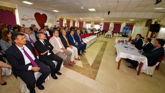 Milli Eğitim Müdürümüz Ramazan ÇELİKin Başkanlığında Okul Müdürleri Toplantısı Yapıldı