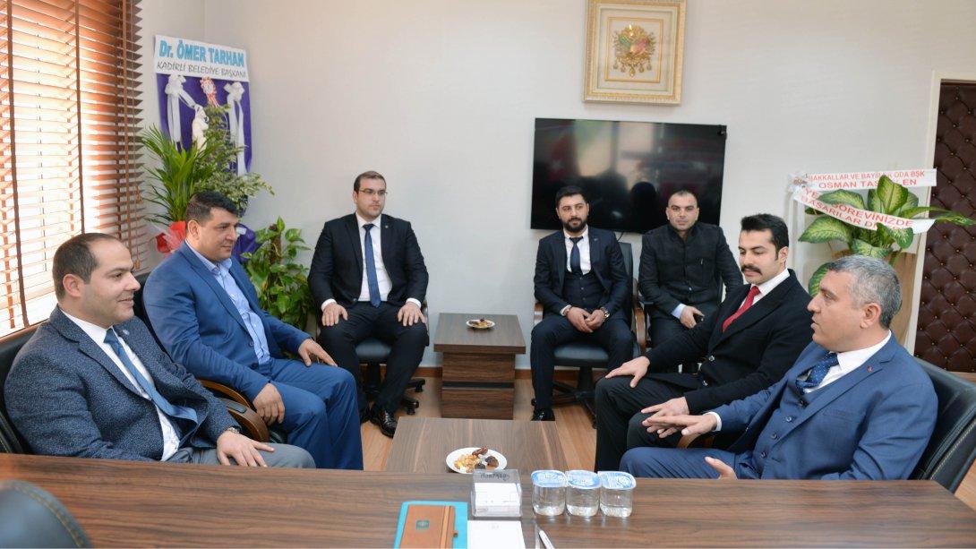 Gaziantep MHP İl Başkanı Muzaffer ÇELİK, Müdürümüz Aydın ALBAKa Hayırlı Olsun Ziyaretinde Bulundu