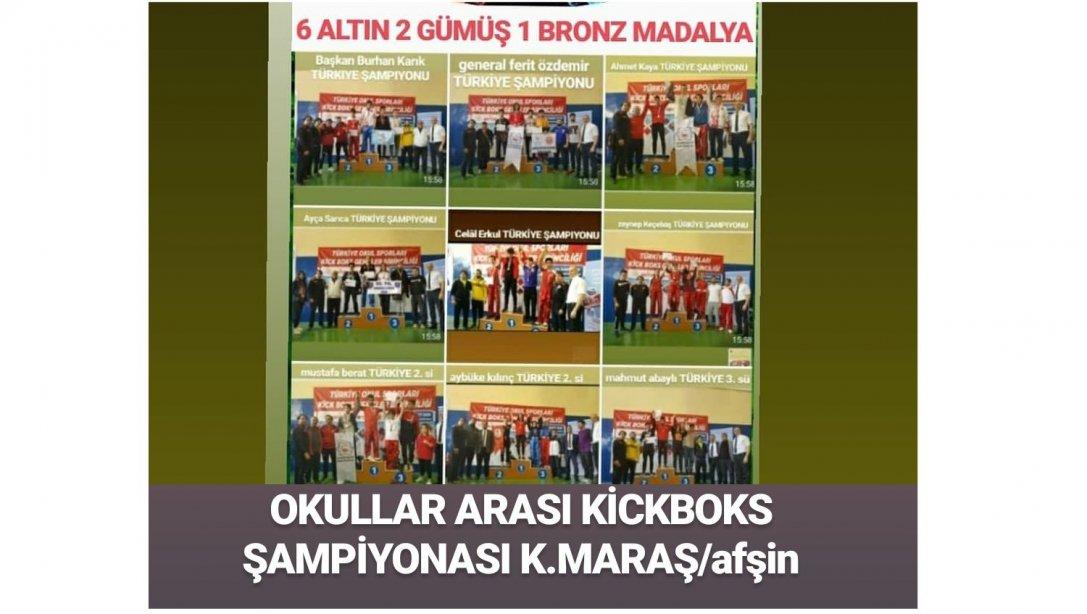 Kick-Bosk Türkiye Şampiyonasında Öğrencilerimizden Büyük Başarı