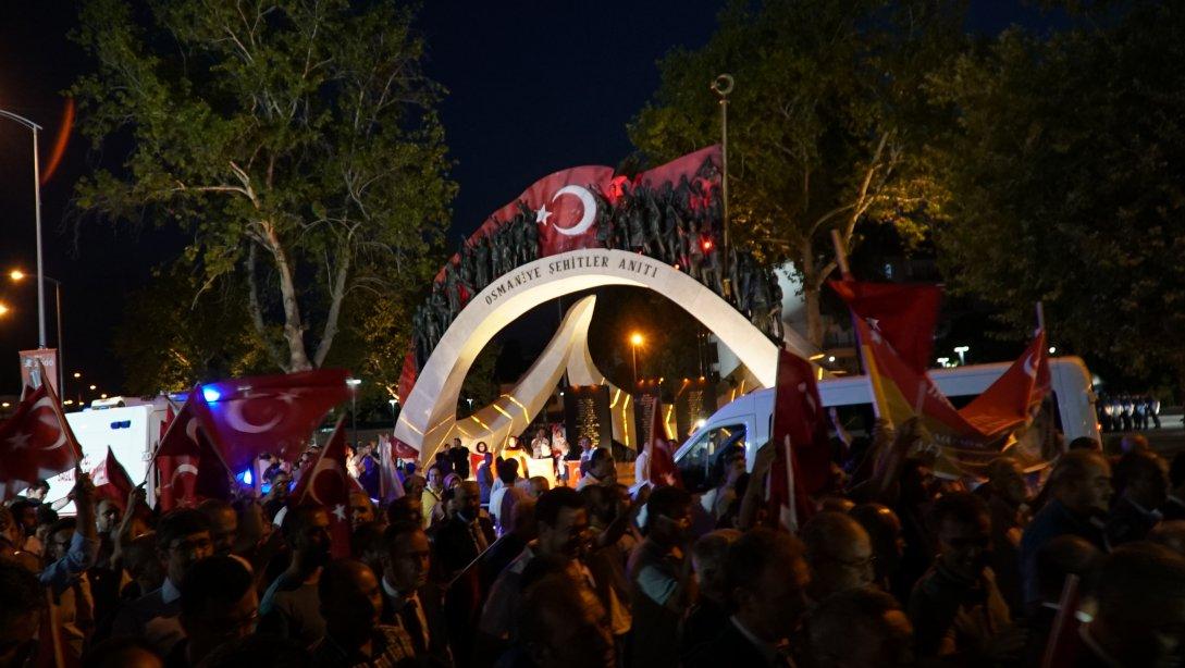 15 Temmuz Demokrasi ve Milli Birlik Yürüyüşü düzenlendi.