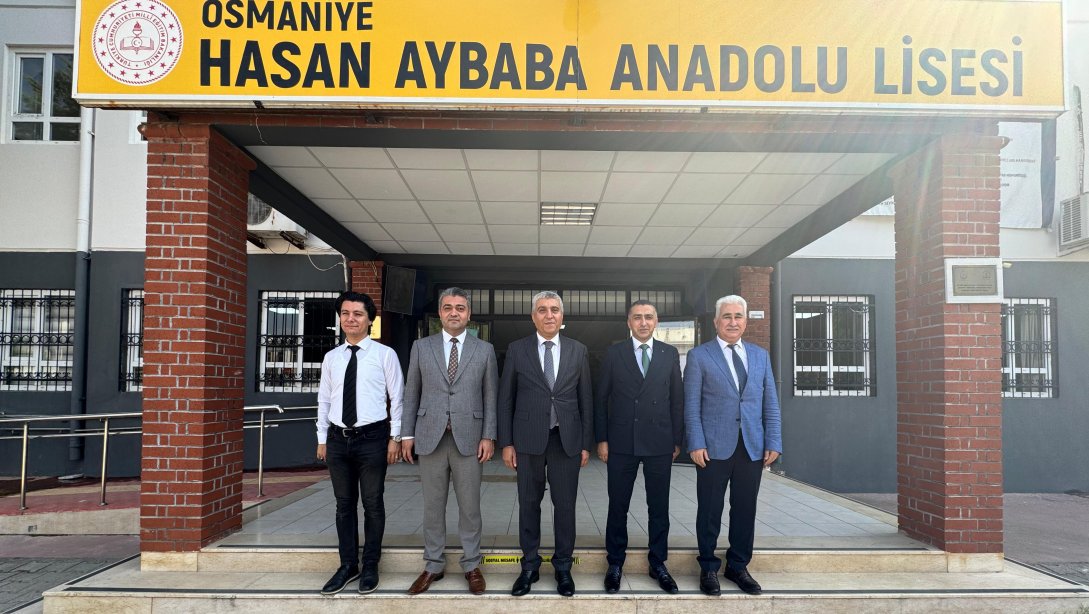 Müdürümüzden Hasan Aybaba Anadolu Lisesine Ziyaret 